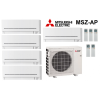 Мульти-сплит-система Mitsubishi Electric MXZ-5E102VA + 5 внутренних блока серии Standard AP (25+25+25+25+25)
